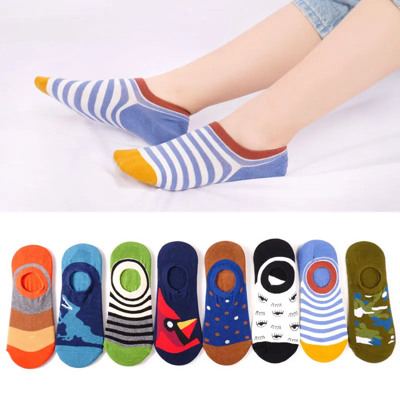 

Wholesale summer no show cotton cute custom logo women invisible socks, As pic