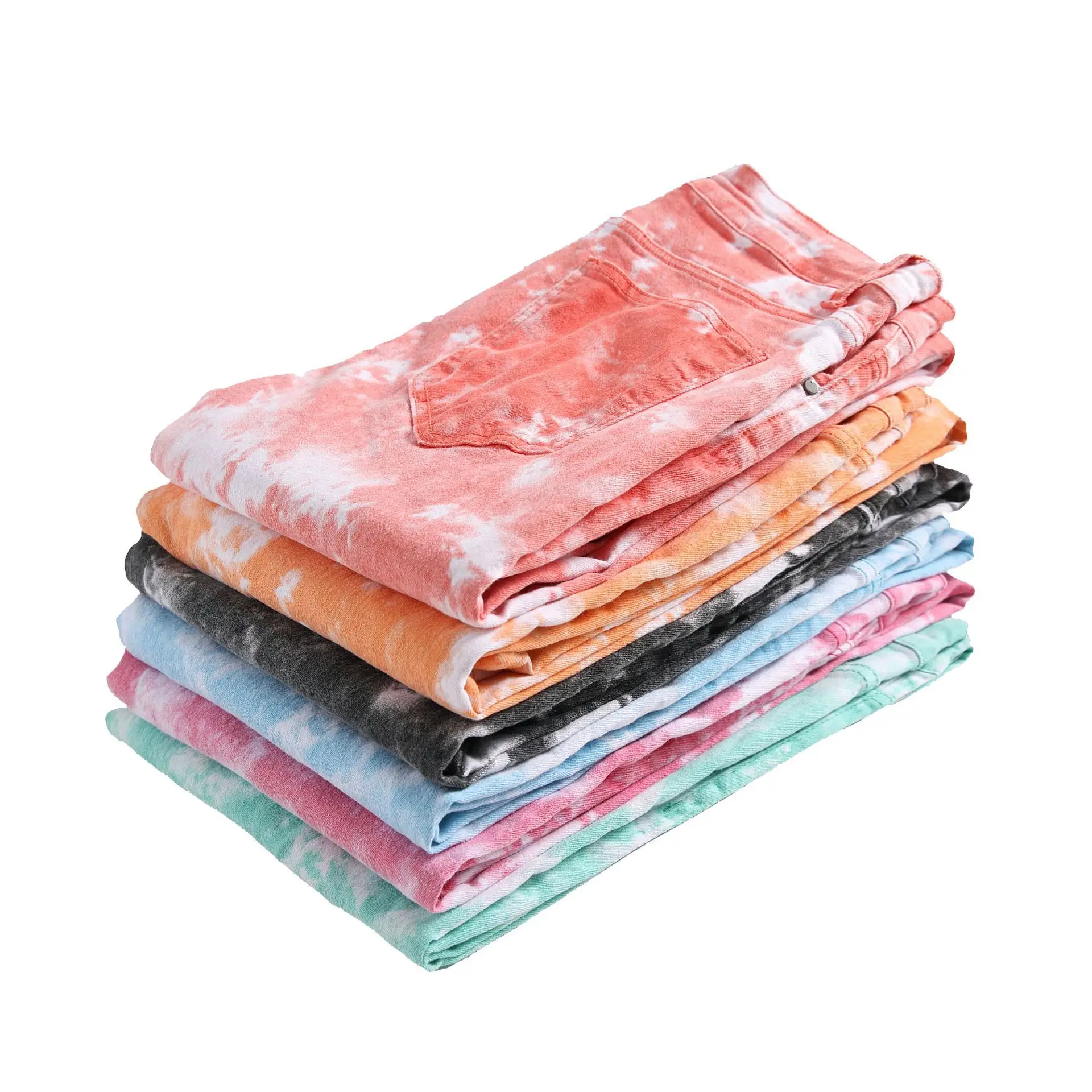 

New style fashion skinny white color fabrics denim boy skinny pink jeans men male jeans tie-dye