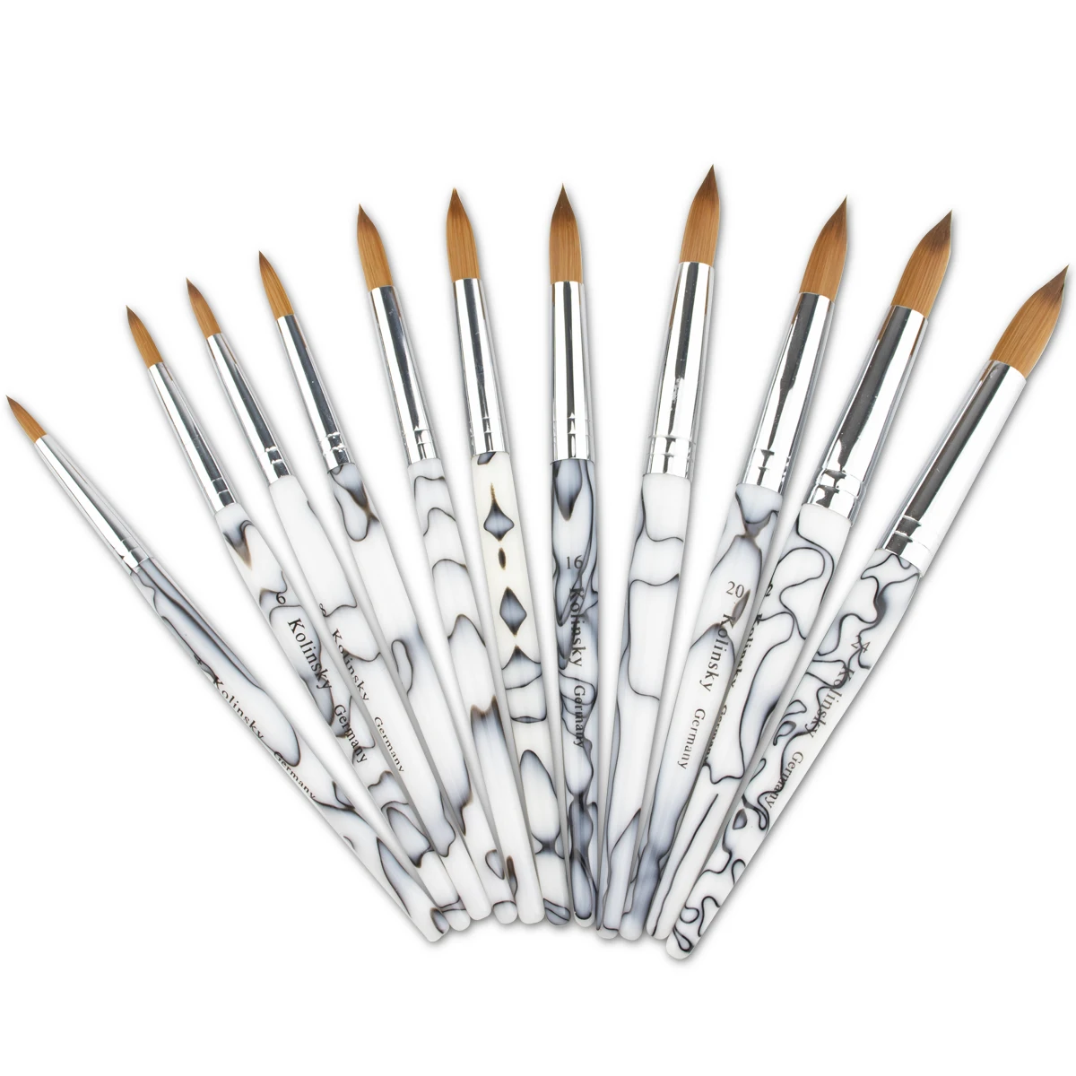 

Professional Nail Brush Acrylic Liquid Powder Kolinsky Brush Set UV Gel Nail Polish Beauty Drawing Painting Pen Manicure Tools