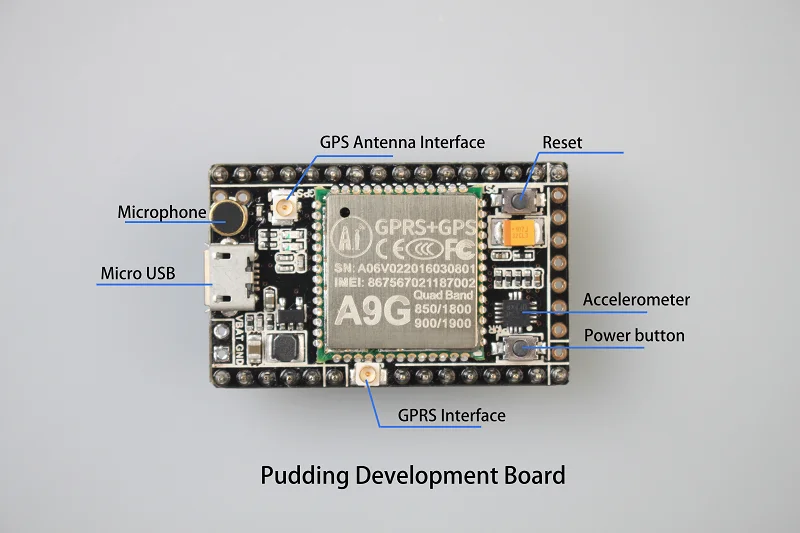 Ai-Thinker Cheap GPS GSM GPRS Module Wireless Transmission A9G Development Board with USB