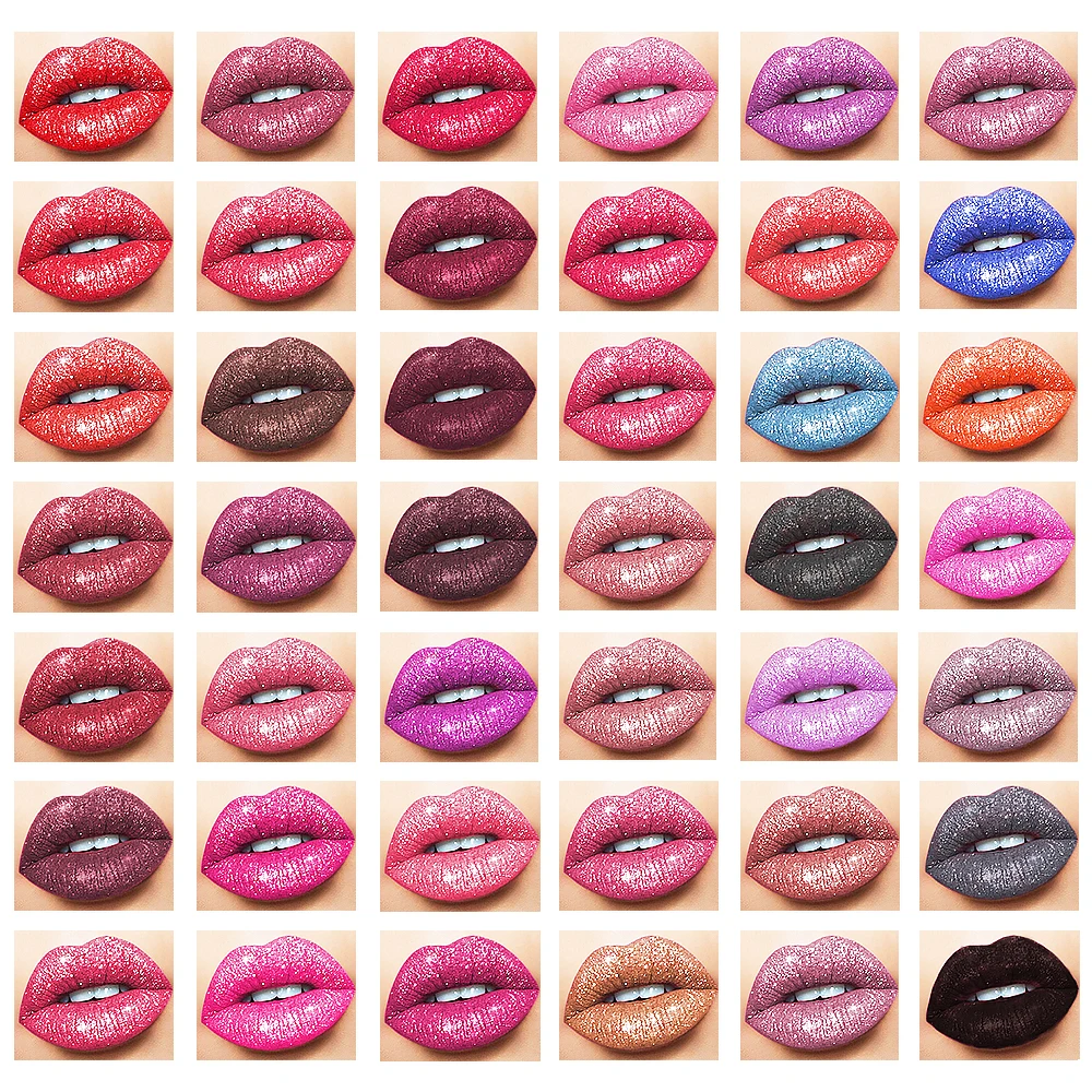 

New Arrival Makeup Organic Vegan Waterproof Lip Gloss Plumper Private Label Plumping Glitter Liquid Lipstick