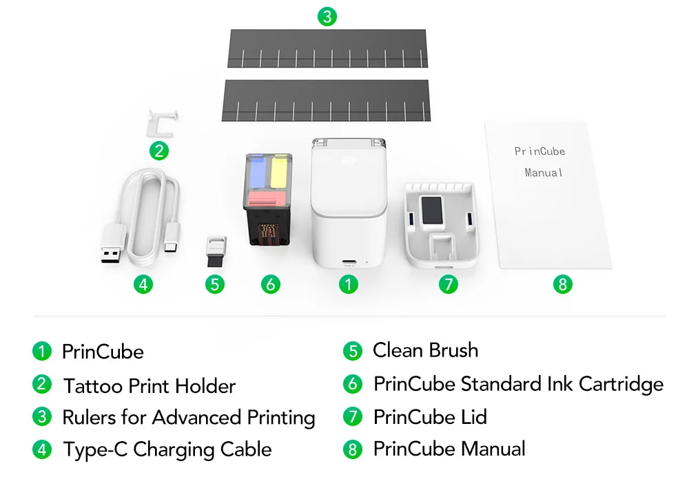 PrinCube Mbrush-Mini Mobile Color Printer