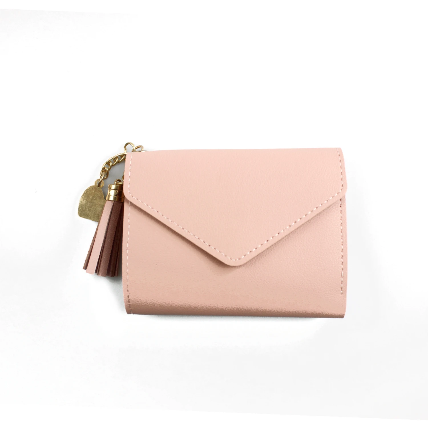 

High-quality PU Leather Card Holder Mens Wallets For Women fashionable, Black/pink