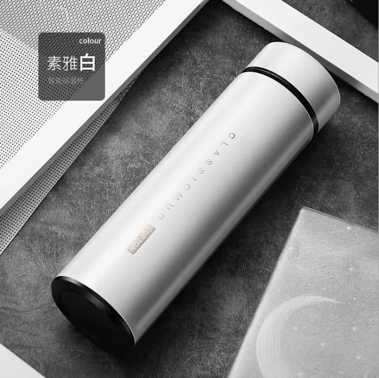 

Temperature Display Intelligent Stainless Steel Thermal cup with LCD Touch Screen, Insulated Vacuum Smart Water Thermal Bottle, Black/pink/red/white/gold