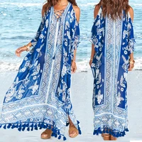 

Large Chiffon Beach Cover up Plus size Bikini Cover up Saida de Praia Vestidos Mujer 2019 Maxi Dress Pareos de Playa Mujer OEM