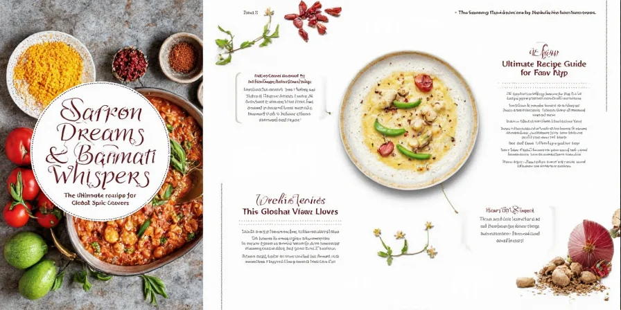 Side-by-side photos of different regional saffron rice dishes