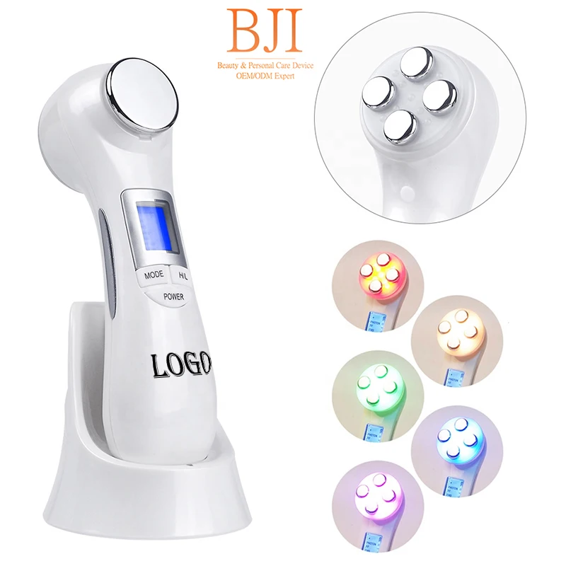 

5in1 Radio Frequency Beauty Portable Skin Tightening Machine RF Equipment, White