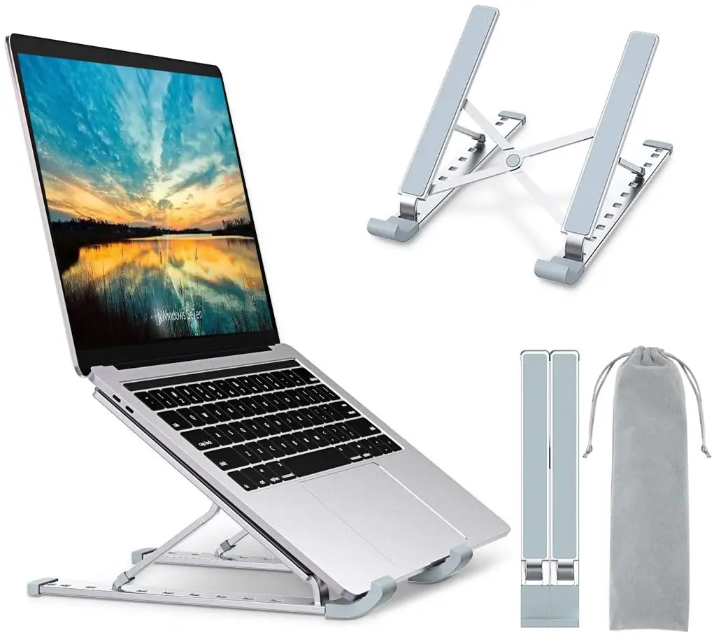 

2021 New aluminum foldable laptop stand for vertical laptop stand, Oem