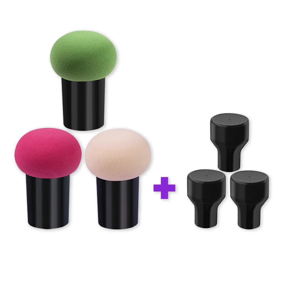 

Beaumaker 2021 Latex Free Eco-friendly Sponge Soaked Magic Powder Puff Beauty Creations Makeup Set for Girls, 7colors