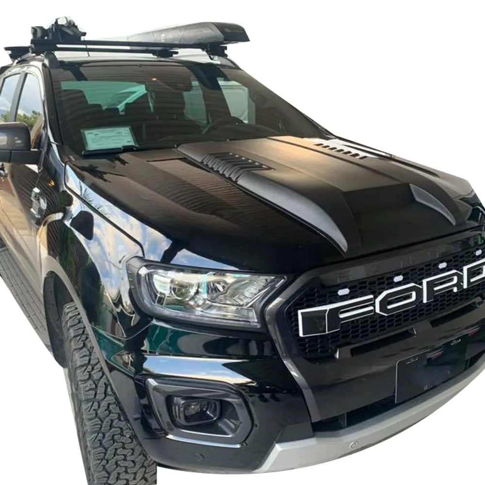 

YCSUNZ Hood Scoop Bonnet Cover Wildtrak For Ranger Mk2 Px2 Xlt 2015 2016 2018 2019 4x4 Accessories