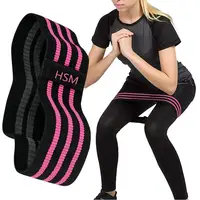 

High quality elastic hip circle resistance bands fabric band for strength training