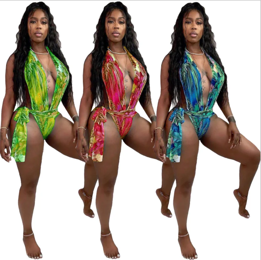 

2021 Plus Size Bikinis Woman Swimwear Bodycon Swimsuit Women Swim Wear Tankini Push Up Beach One Piece Swimwear