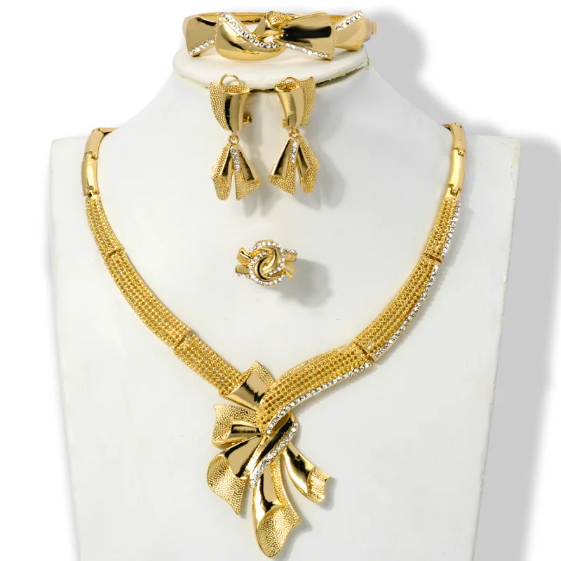 

Zeadear jewelry 24k arabian gold jewelry sets for women new arrival
