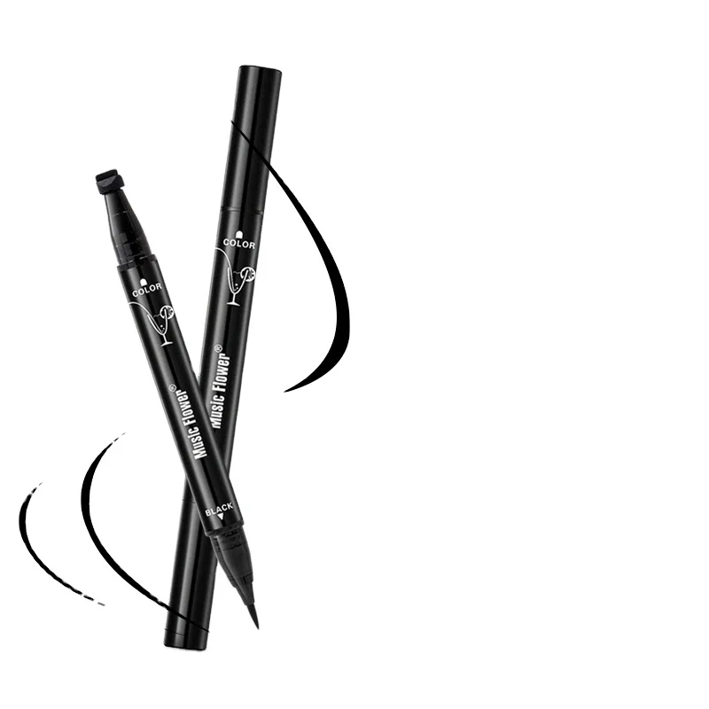 

Double Sided Pen Eye liner Sweatproof OEM Double End Liquid Eyeliner Pencil