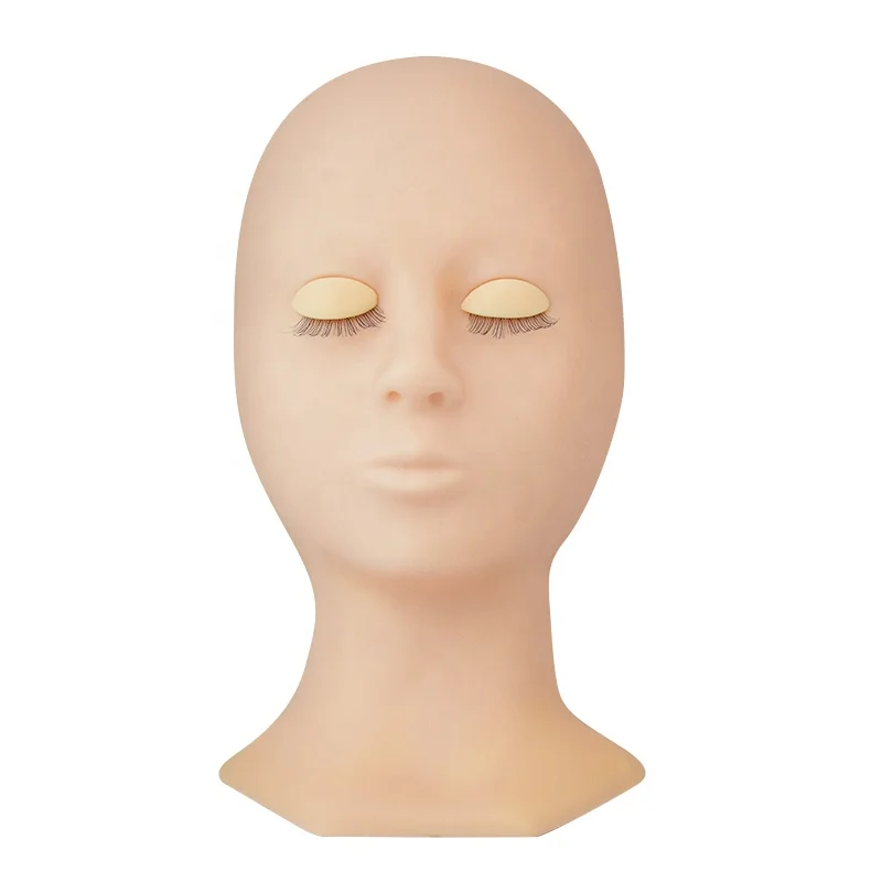 

Song Lashes Eyelashes Extension Mannequin With Eyelids Head, Skin