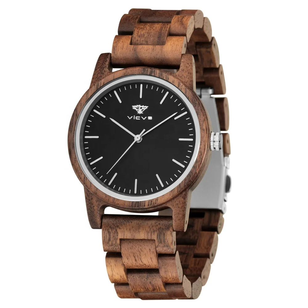 

relogio feminino Wooden Watch Men Luxury Stylish Wood Timepieces Chronograph Military Gift Box in Wood Quartz Watches