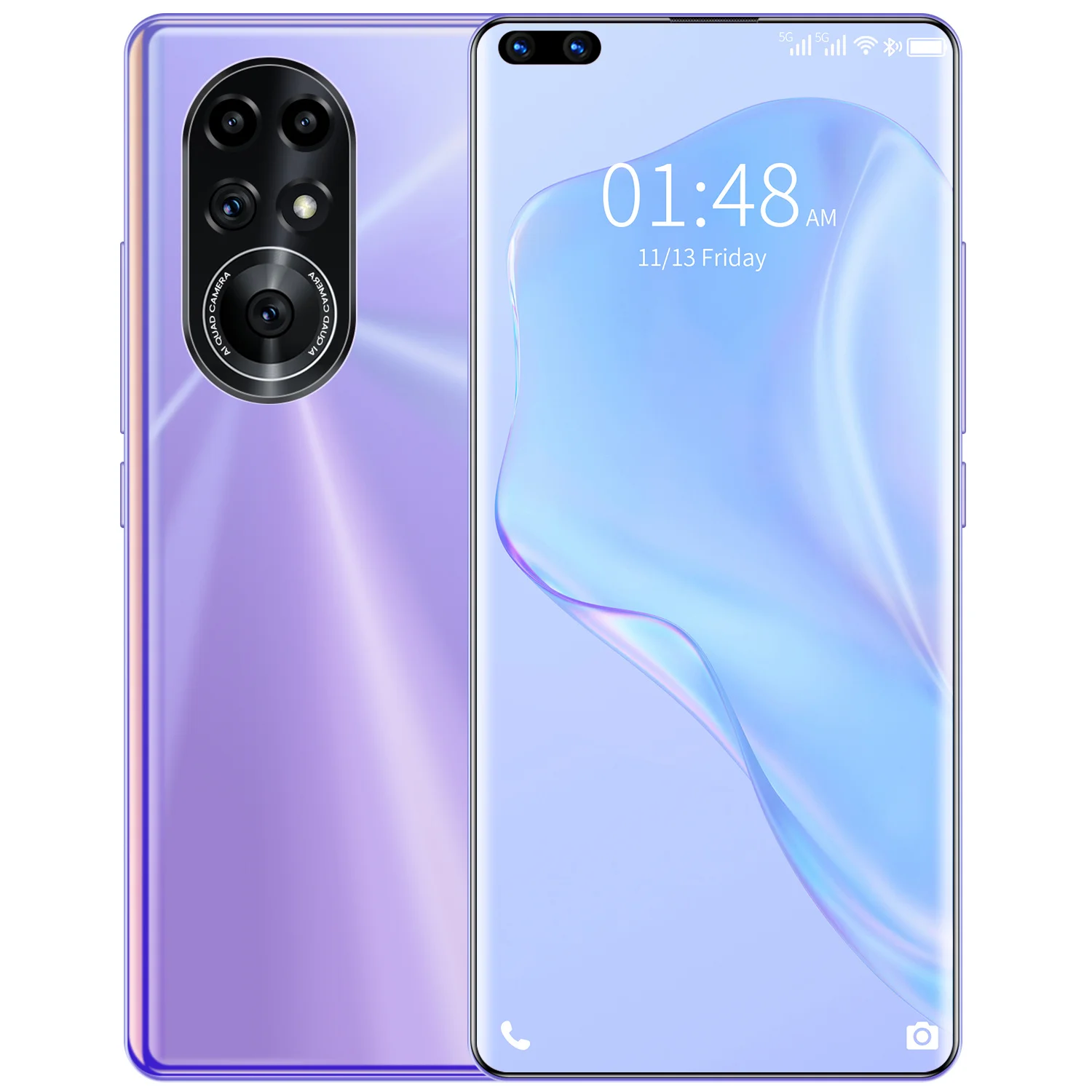 

Novo8 Pro Original 7.3 Inch HD face Recognition 5G Smartphone Long Standby Time Android 11 Mobile Phones, Black, green, purple