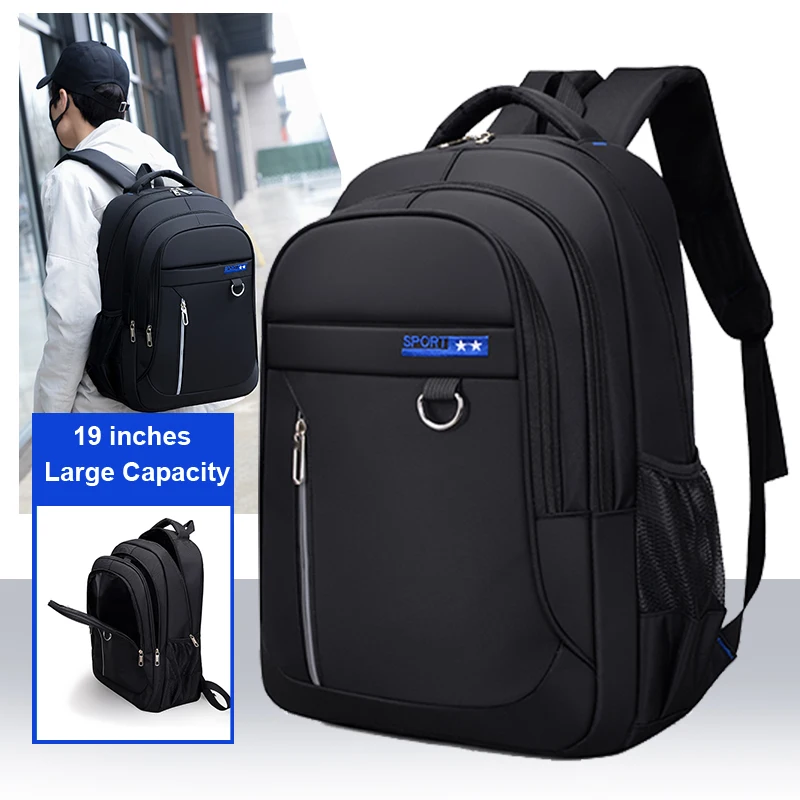 

OMASKA 19inch Mens Backpack Bags Daily Use Bag Pack Waterproof Computer Bags Large Capacity Travel Backpack