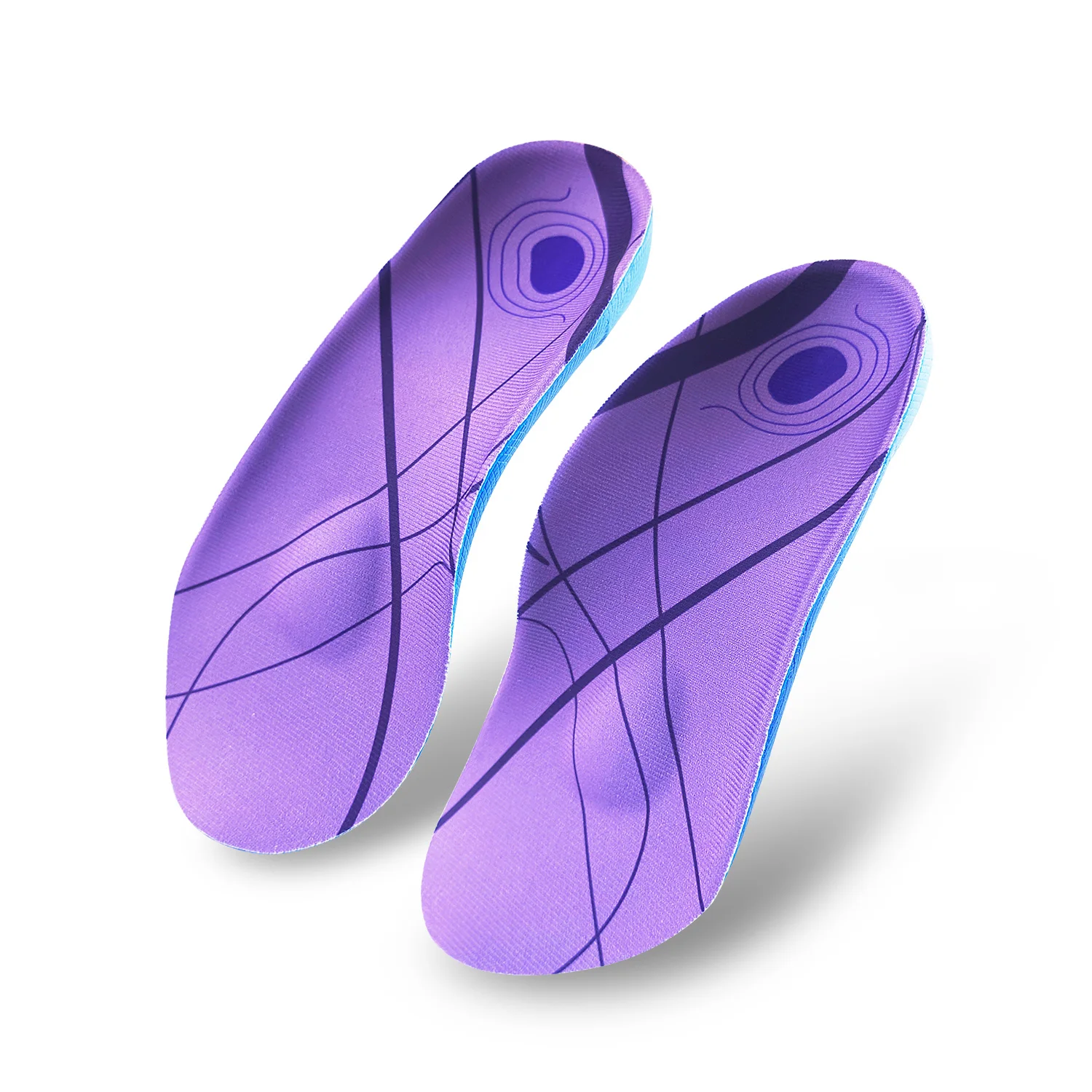 

half length gel active heels protector shocking absorbtion insole for long-time standing