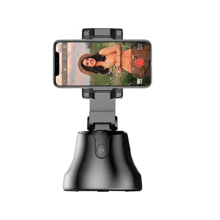 

Rechargeable Souing Genie Gimbal Selfie 360 Rotation Robot Video Camera Smart Shooting Auto Face Object Tracking Phone Holder, Black