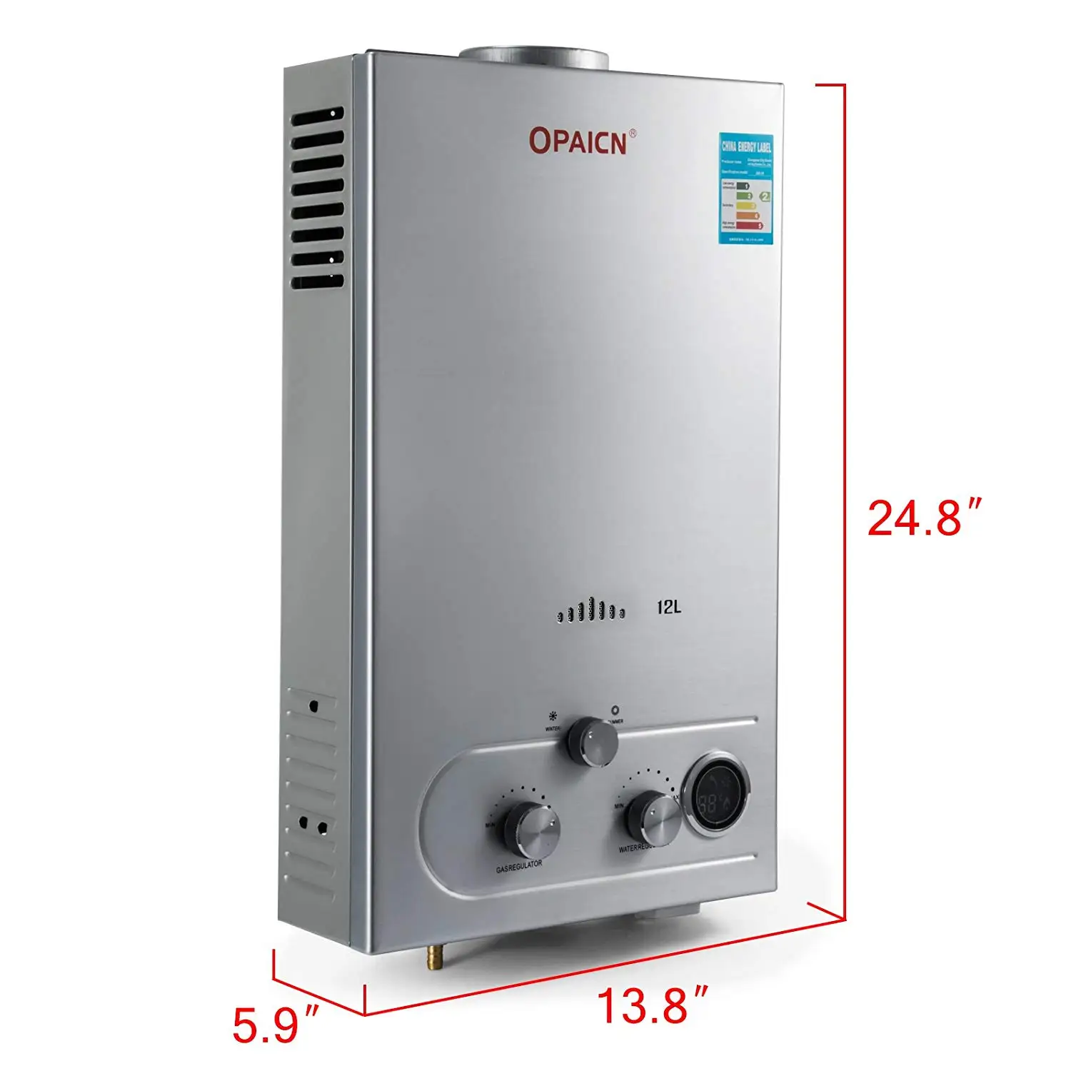 12L Propane Gas Tankless Water Heater