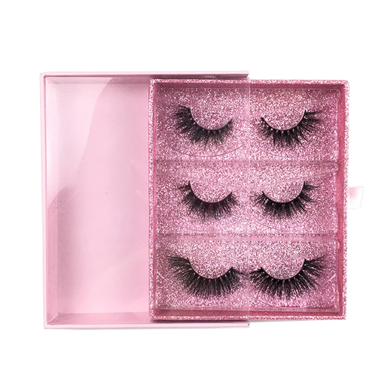 

2021 Three Lash Book Black Wholesale 3 Lash Teir Book Empty Soft 3 Lash Tray Book Case, Colorful