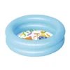 3rings small plastic thin pvc inflatable bathing pool for kids