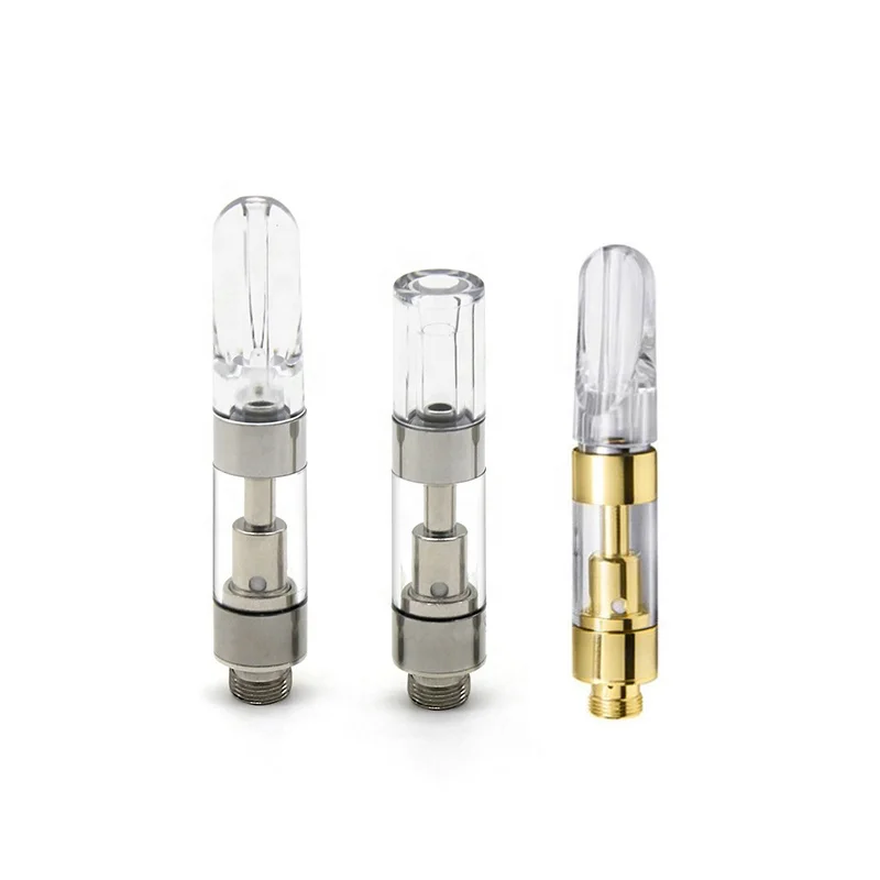 

High quality 0.5ml 0.8ml 1ml No leaking cbd oil cartridge empty disposable vape cbd cartridge 100% No heavy metals, Clear tips / black tips