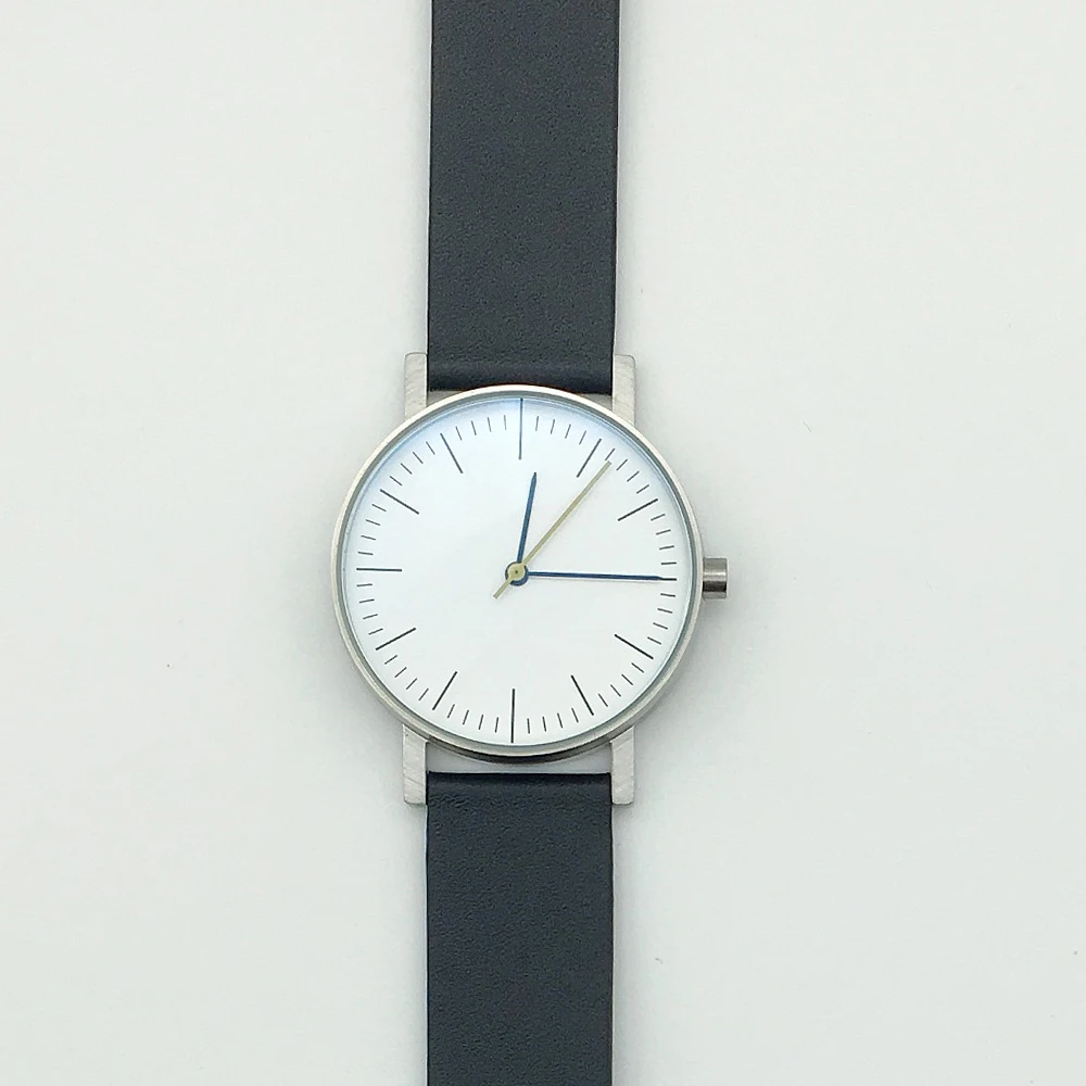 2019 时尚风格日本运动石英皮革手表简单手表手腕为女性男性