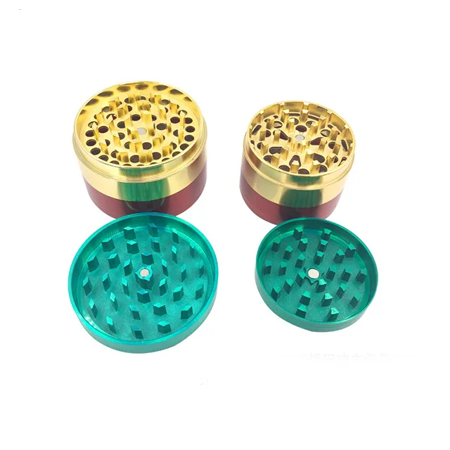 

Four layer Color plate smoke grinder accept custom aluminum alloy grinder machine