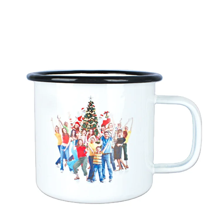 

Creative Personality Heat Transfer Enamel Cup Custom Logo 8cm Coating Mug Wholesale, Can be customized