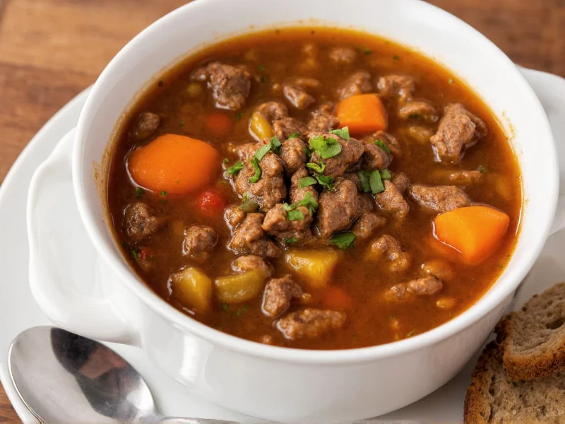 hamburger beef soup