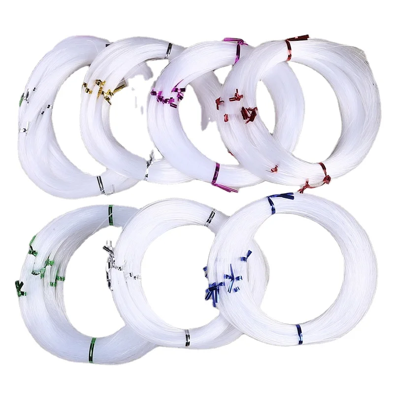 

Transparent thread handmade line crystal fishline elastic fishline model complete