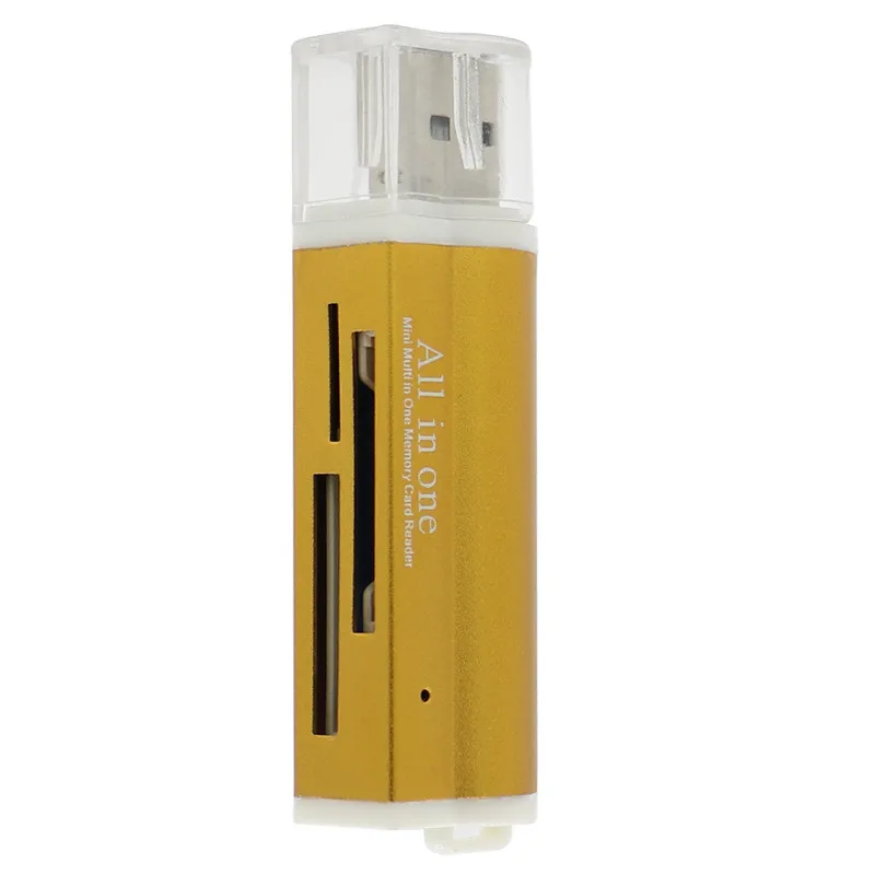 
Hot Sell for Micro SD SDHC TF M2 MMC MS All in 1 USB 2.0 Multi Memory Card Reader 