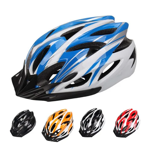 

Mountain bike integrated safety cycling helmet cycling equipment accessories, As shown