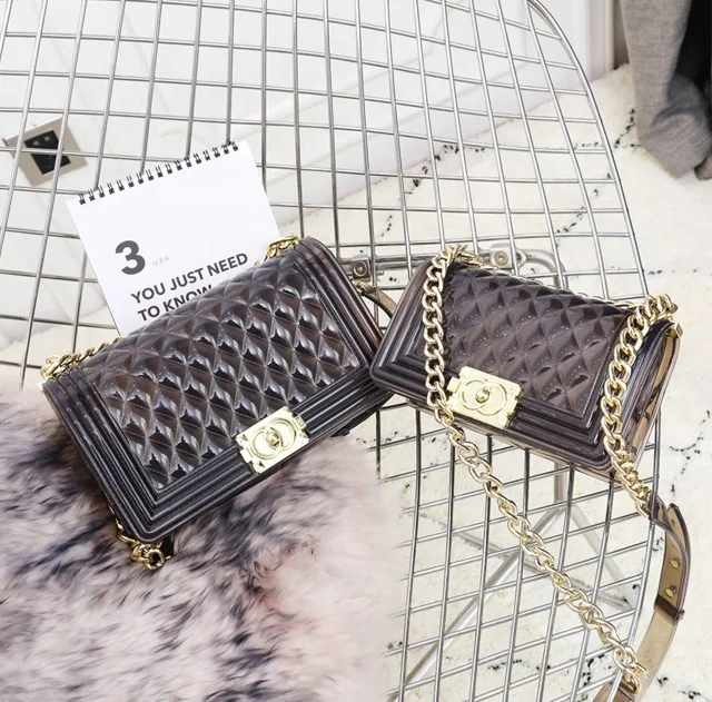 

2020 summer women colorful candy pvc jelly bag clear purses women handbags candy jelly mini purse hand bags