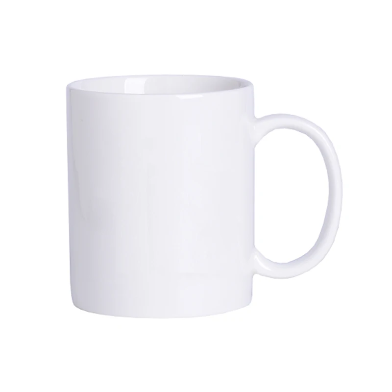 

11oz Top quality startbucks cup sublimation blank plain white mug wholesale custom ceramic coffee mug