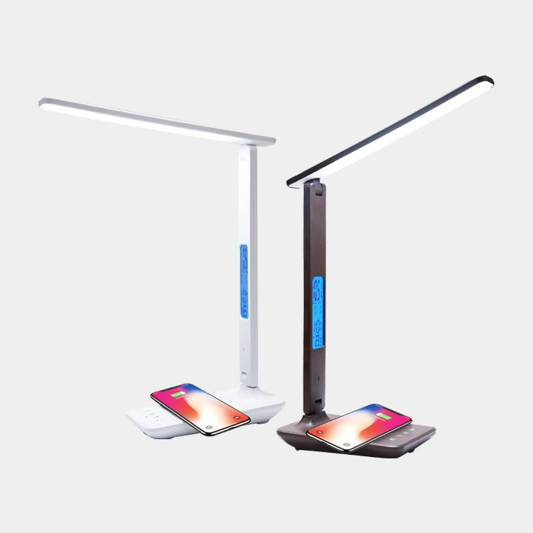2020 New Product Led Desk Lamp Eye-Caring Table Lamps Lamp With Display And Usb Charging Port