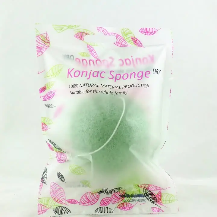 

1-28-10 wholesale face facial natural organic charcoal konjac sponge, Multipal colors