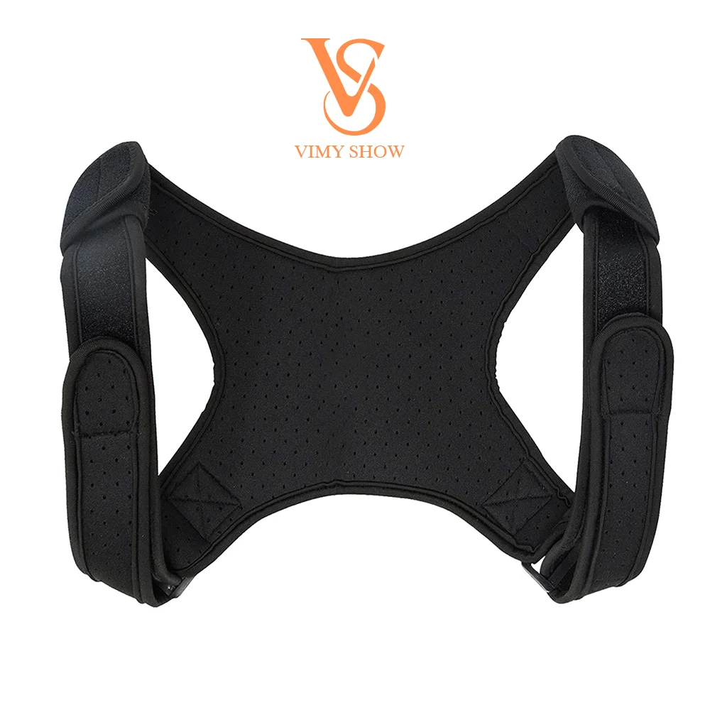 

Posture Corrector For Women & Men Adjustable And Comfortable Upper Back Brace Posture Corrector Corset, Black