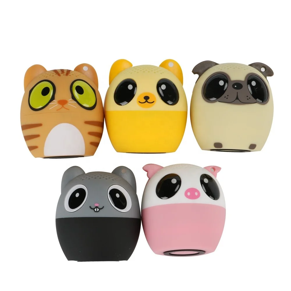 

Wireless Cartoon Panda Cat Mouse Dog Mini Woofer Speaker Box Gift Items For 2018