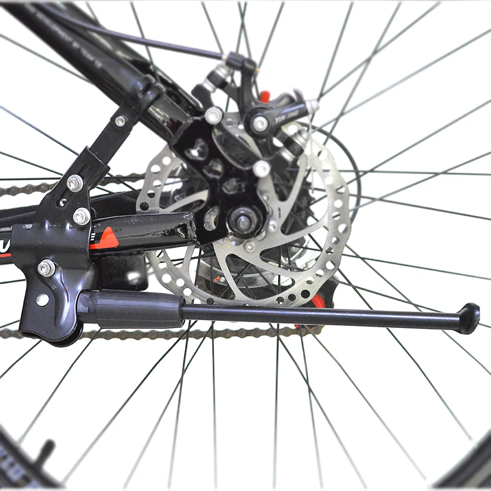 

Universal 22"-27" bicycle aluminum alloy leg bicycle display rack bike rear support, Balck