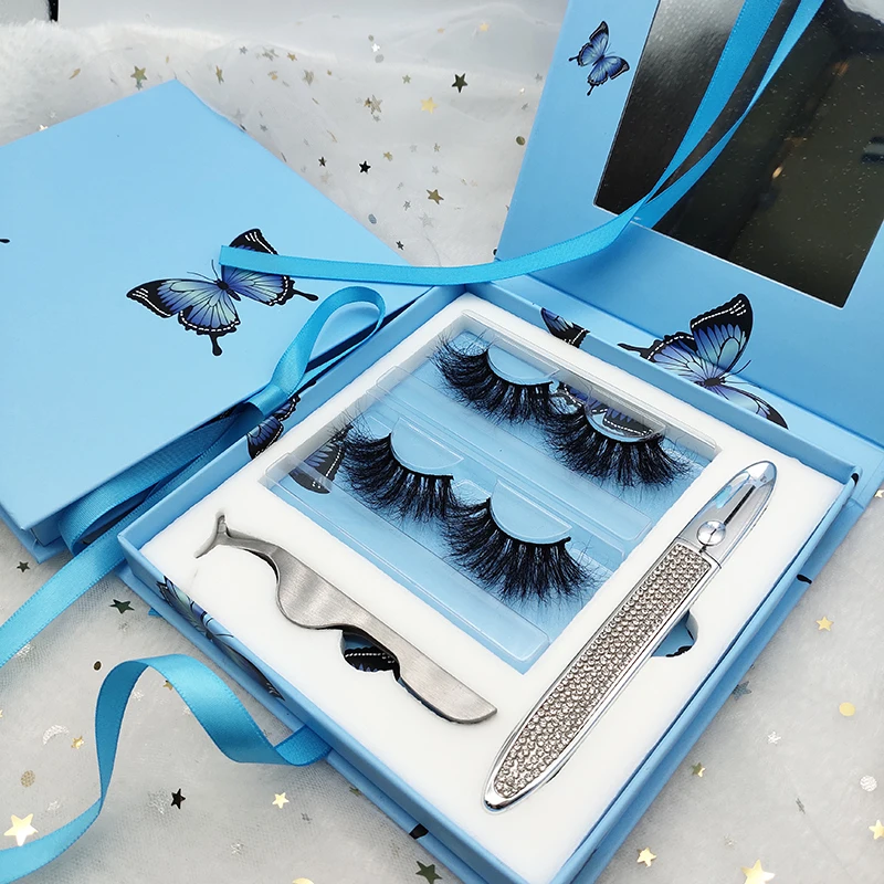 

Super Sale Mink Eyelashes 25mm Fluffy Strip Lashes 3d 6d 8d Natural Mink Eyelashes