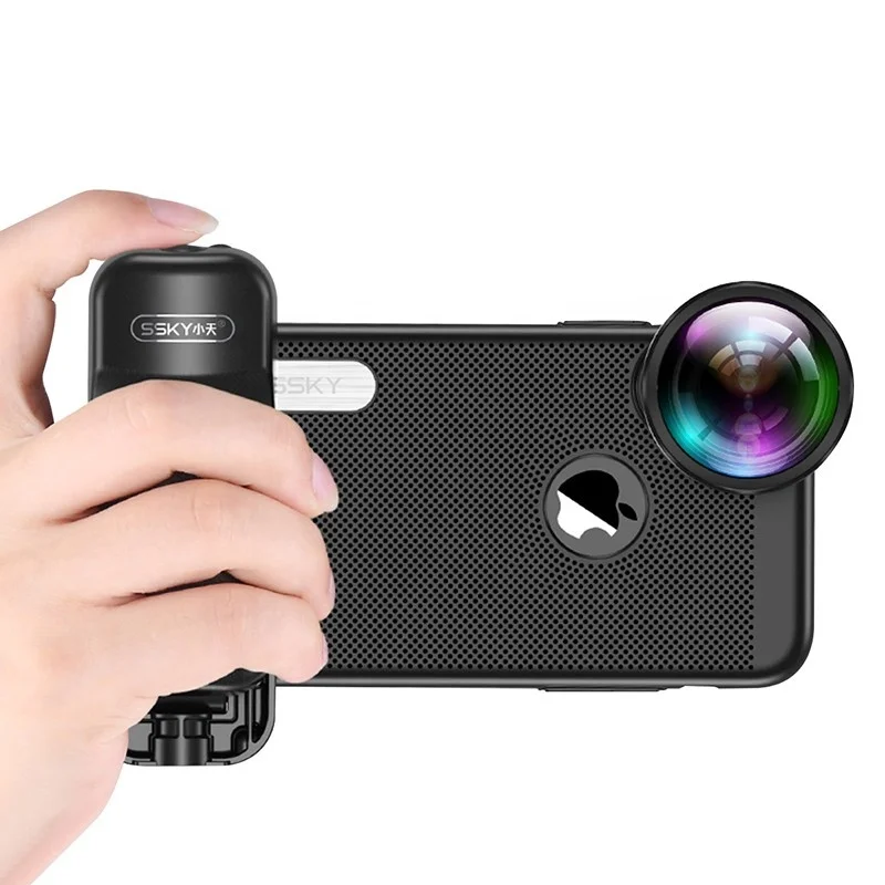 

Handle grip photo stabilizer holder with shutter release, Black color