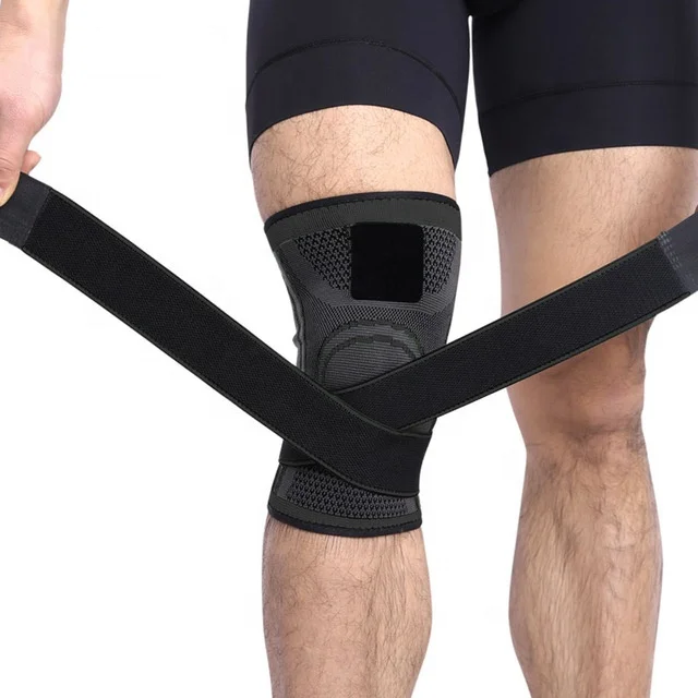 

Wholesale Knee Sleeve Adjustable Knee Strap Brace For Men&Women, Black,orange,green