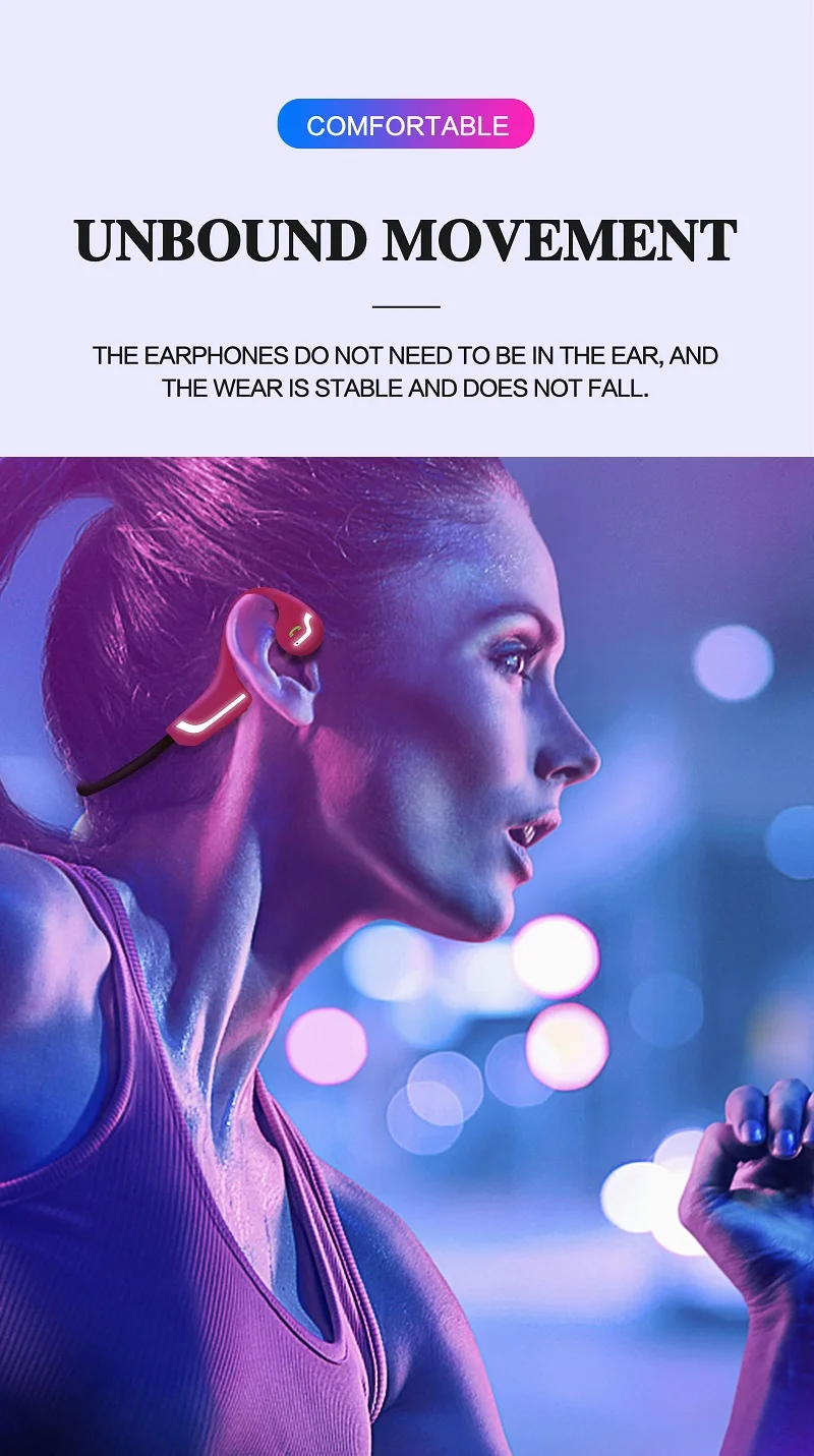 立体声开放式防汗运动耳机ipx4防水骨传导蓝牙耳机