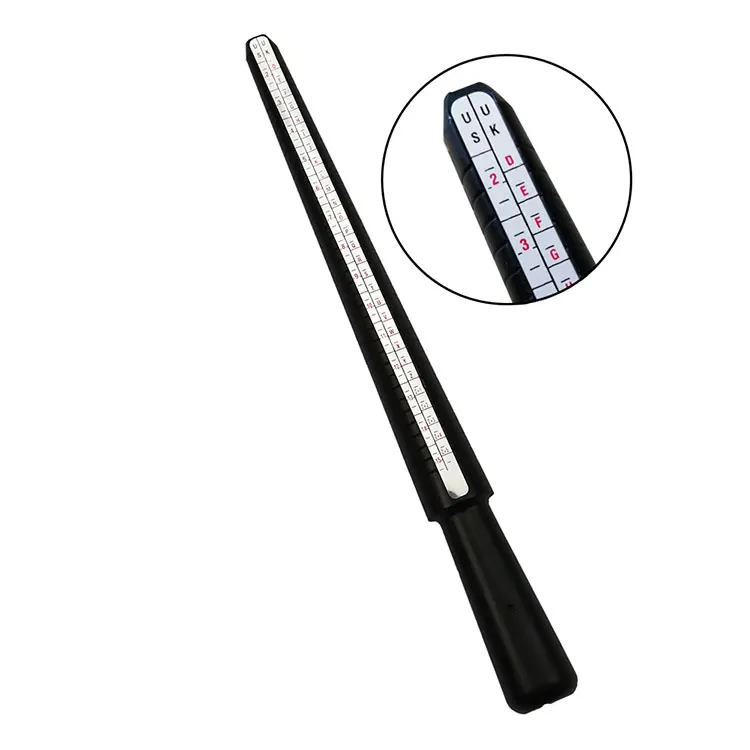 Plastic Ring Mandrel For Jewelry Sizing Measuring Ring Tool Us&uk