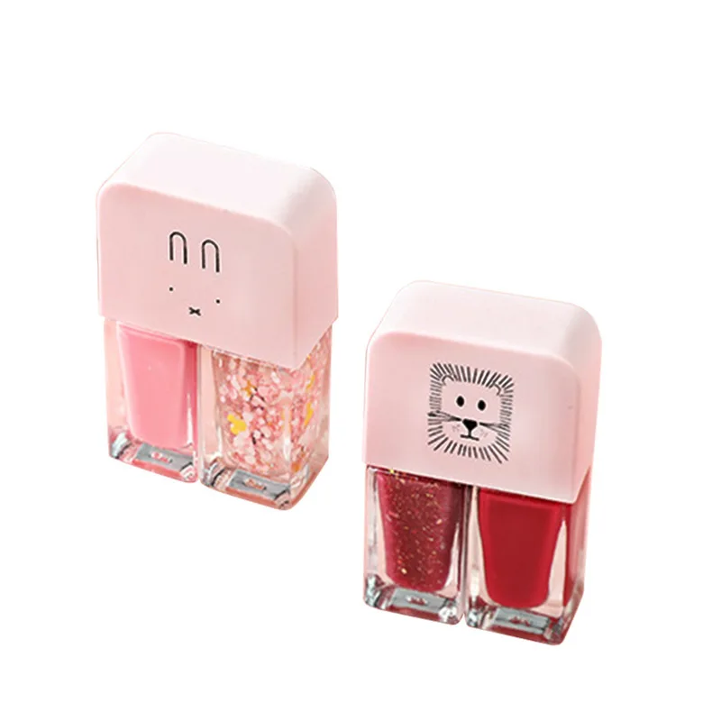 

RTS New design spring and summer twin nail polish wholesale non-tearable cross-border nail polish free baking nail art