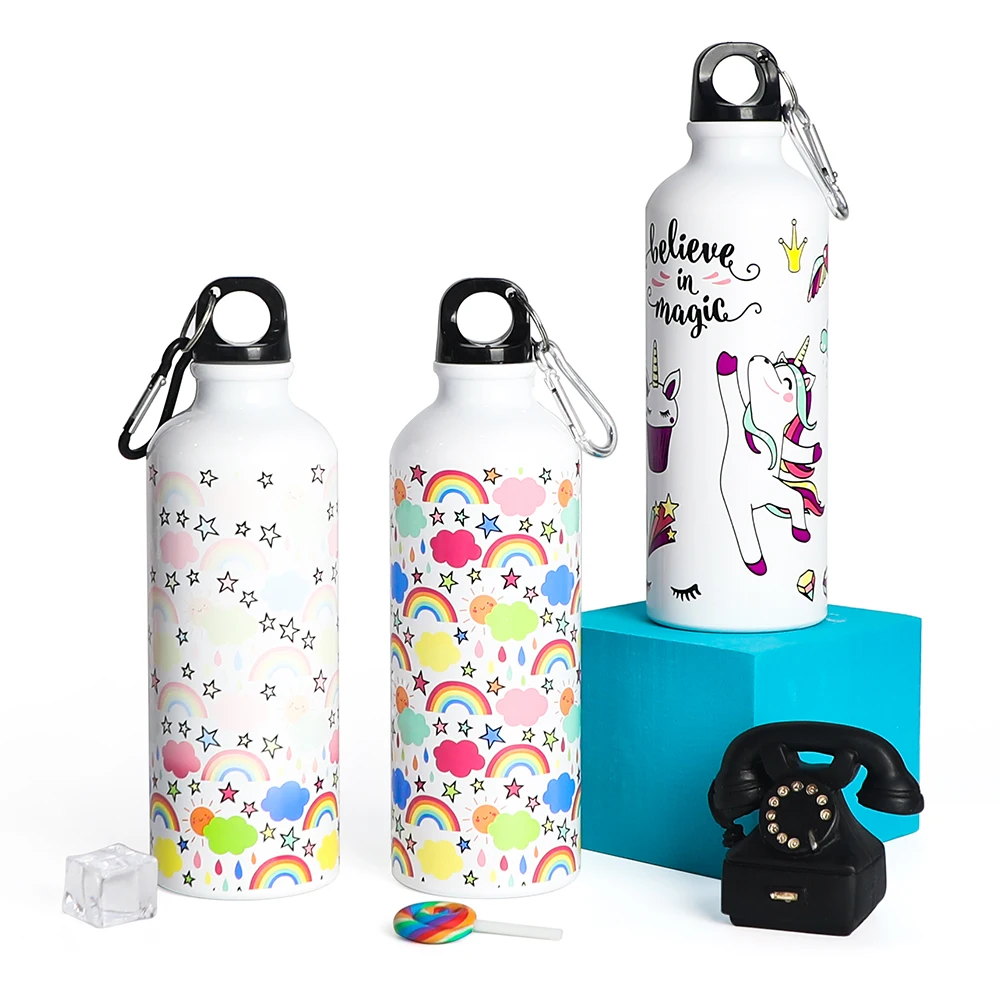 

Ready to ship eco friendly nice unique reusable bike online color changing aluminum water bottle, Optional