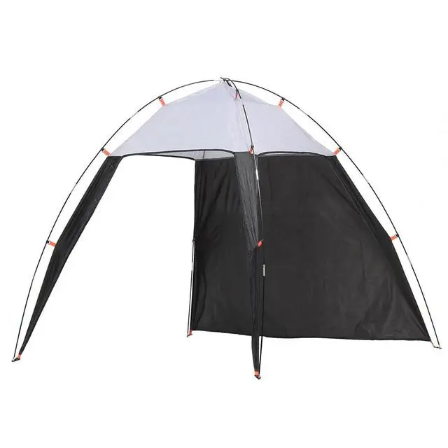 

Portable Camping Tent Awning Tent For Outdoor Fishing, Grey+black